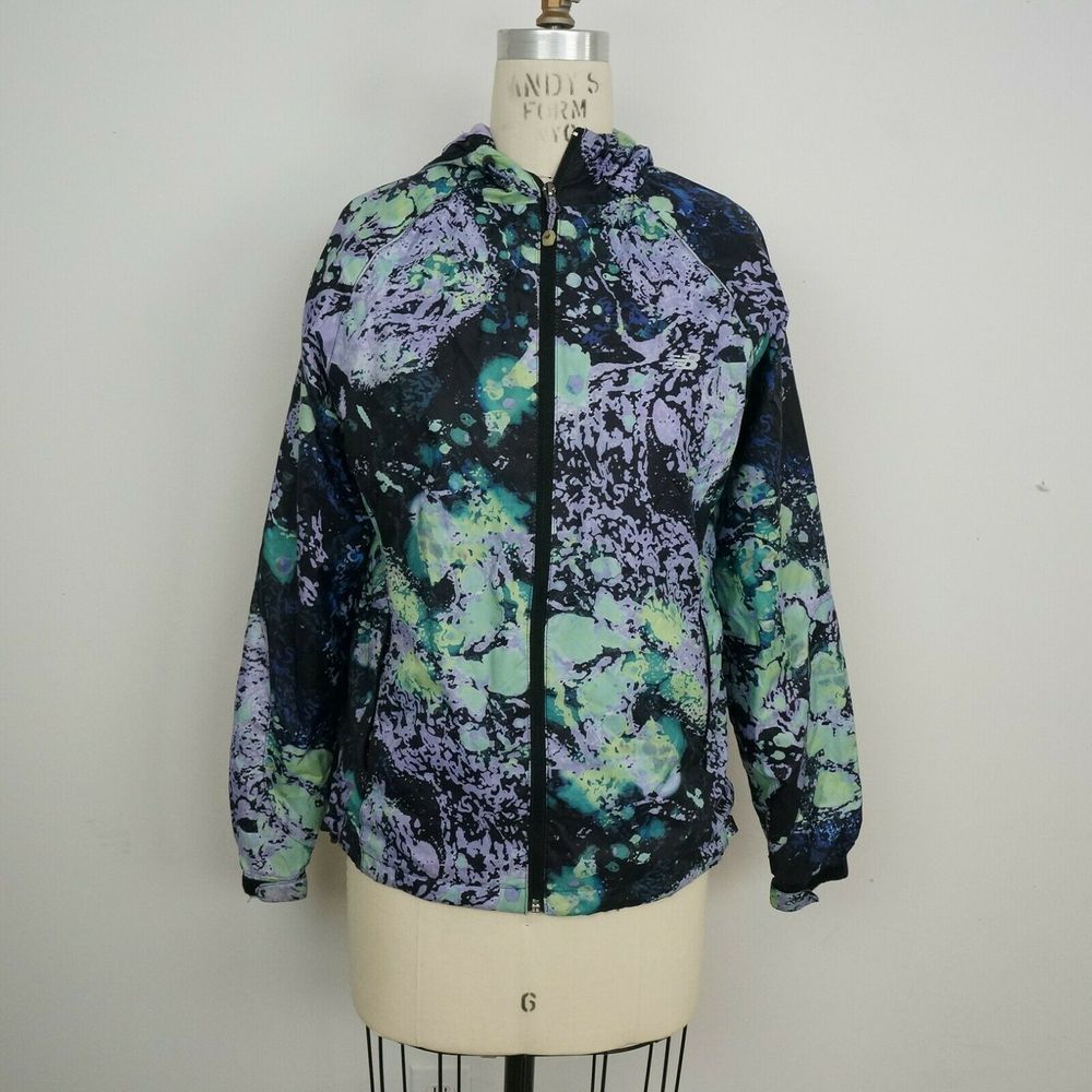 New Balance Zip Up Jacket Abstract Print